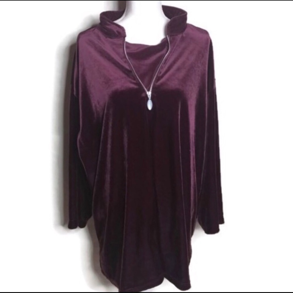 Bentley Plus Velvet Pullover NWOT SZ3X